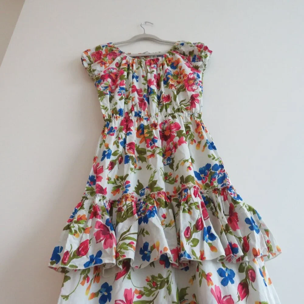 EYWASOULS MALIBU Inka Tiered Floral Maxi Dress Bohemian Summer - Size XS / S - Picture 12 of 16